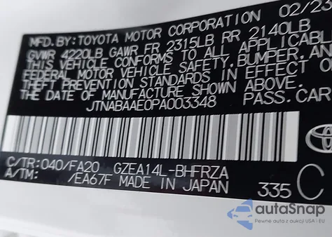 2023 Toyota Gr Corolla Core z USA, uszkodzony, nr VIN JTNABAAE0PA003348